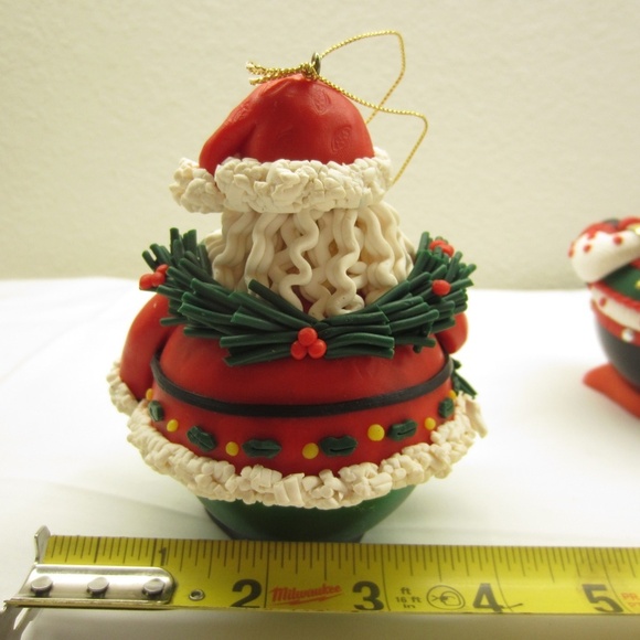 Vintage Traditions collectible Christmas Characters -Chubby Santa & Penguin - Picture 7 of 13